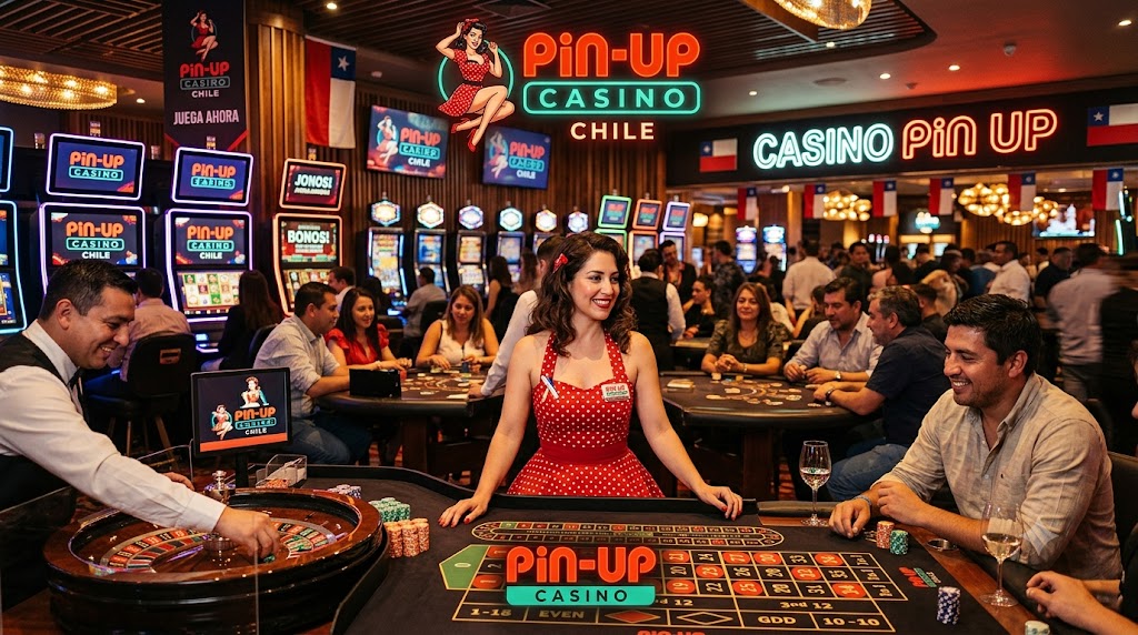 Interfaz principal de Pin Up Chile y su catálogo de juegos disponibles