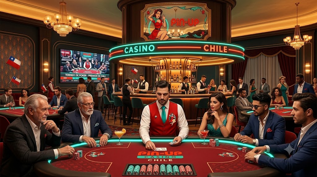 Lobby del casino en vivo en Pin Up Chile